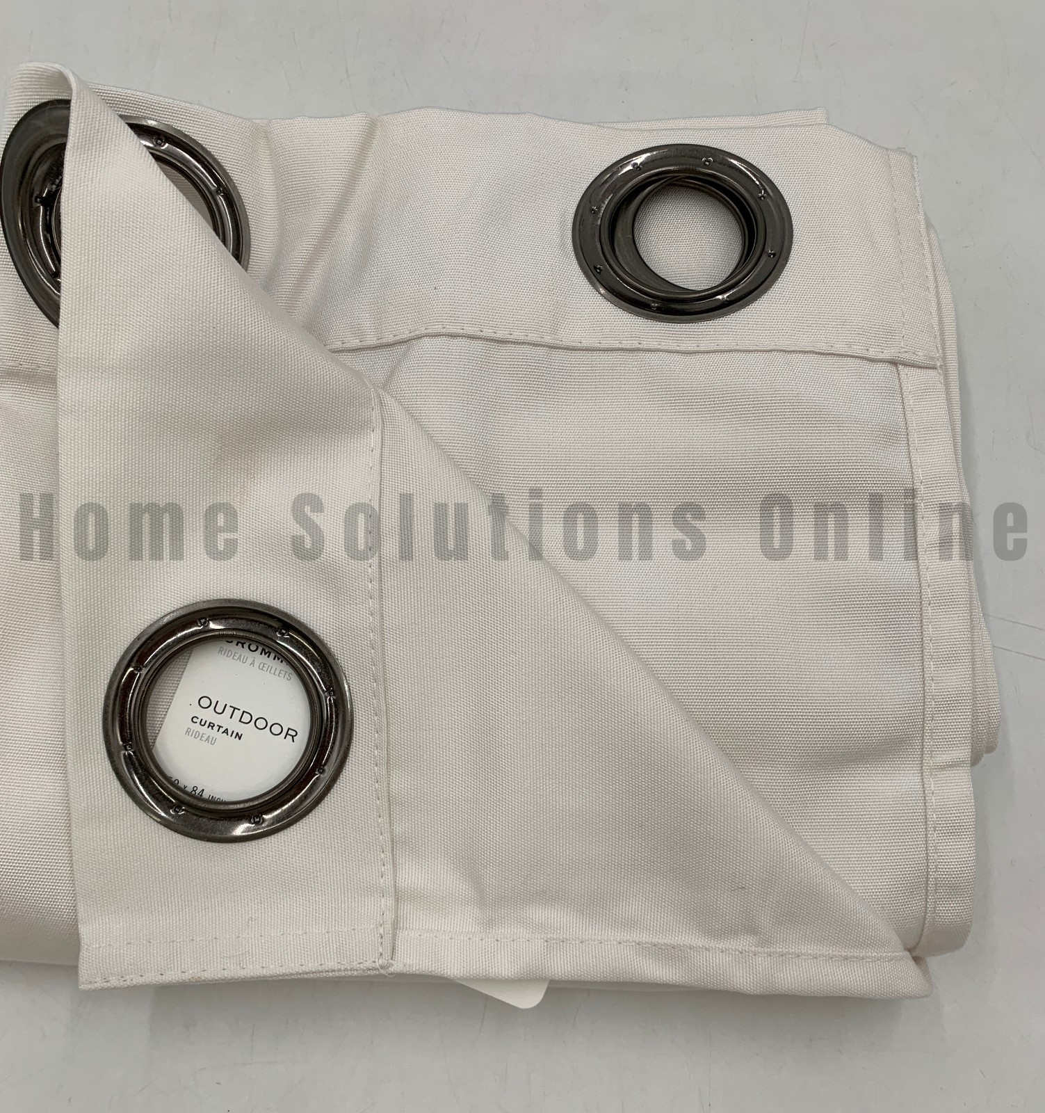 Pottery Barn Sunbrella® Solid Outdoor Grommet Curtain Natural 84″ #B8011