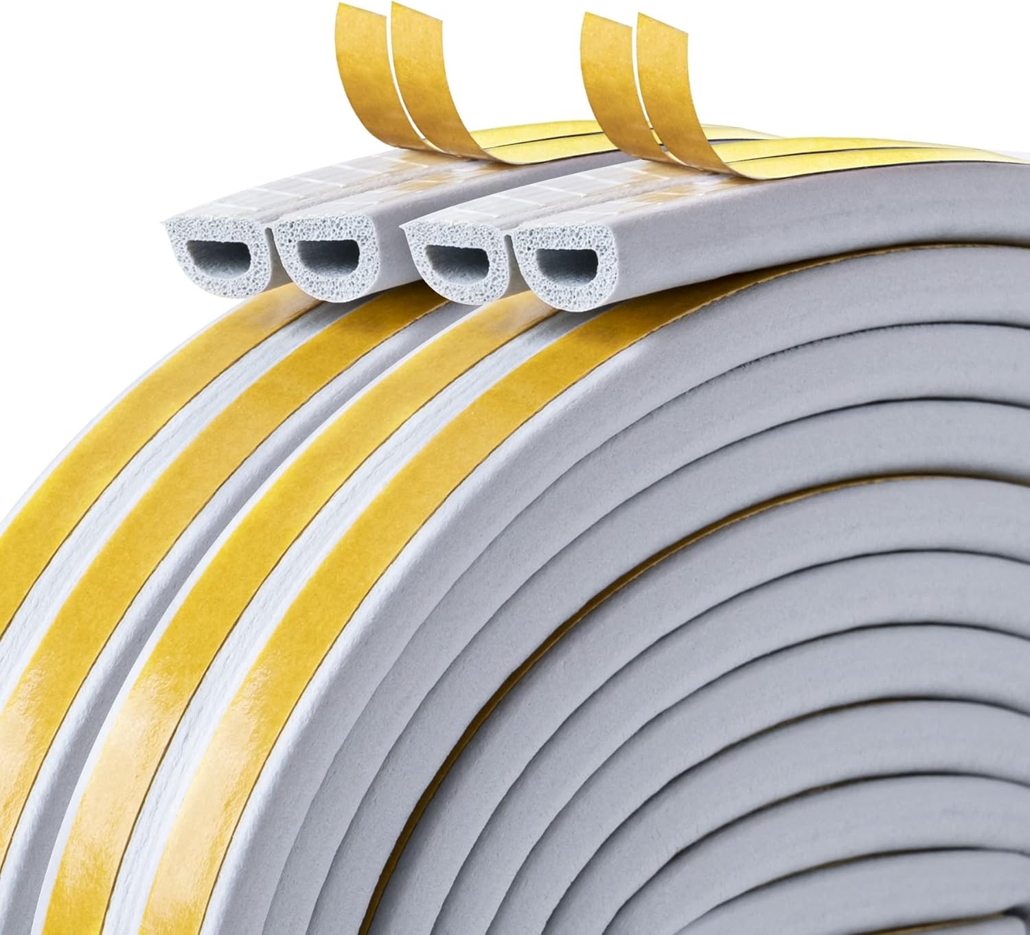 33FT Weather Stripping for Doors & Windows – Insulation & Weatherproofing Seal