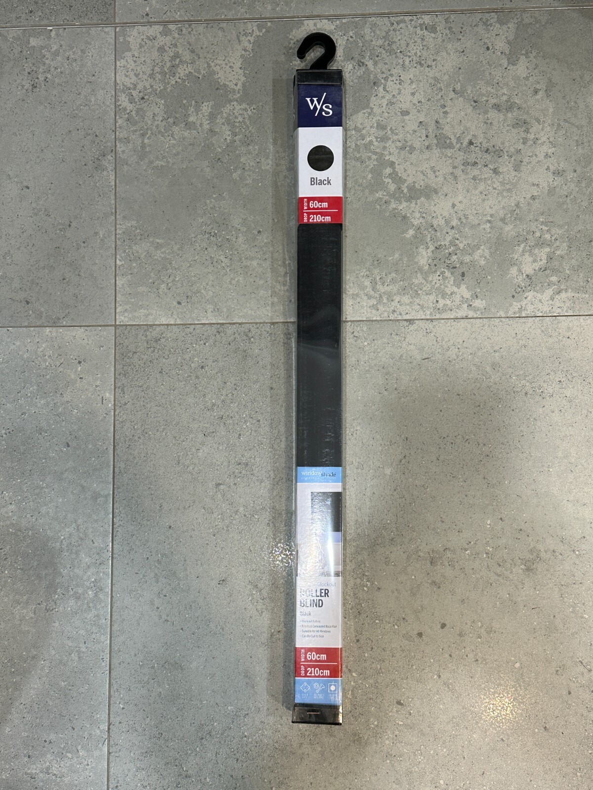Windowshade Hudson Blockout Roller Blind 60cm Width x 210cm Drop, BNIB RRP $47
