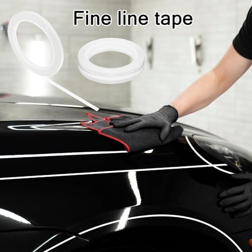 3 Rolls Window Tint Tools Line Tape, Window Film Cutting Guide Tape, 0.24″ W x