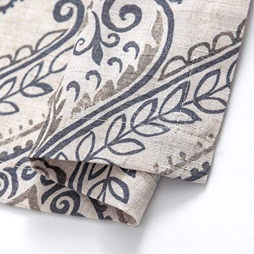 Floral Valance Curtain for Kitchen Windows 16 Inch 52″W x 16″L (Pack of 1)