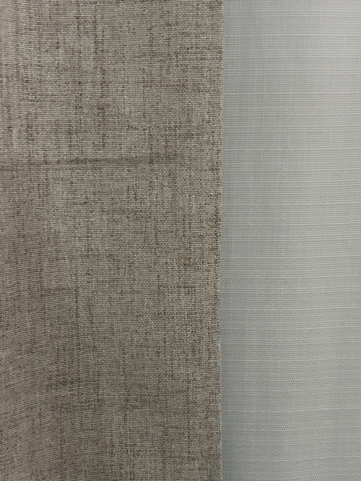 Oatmeal Textured Light Filtering Rod Pocket Curtain Panel 54W x 84L (2pack)