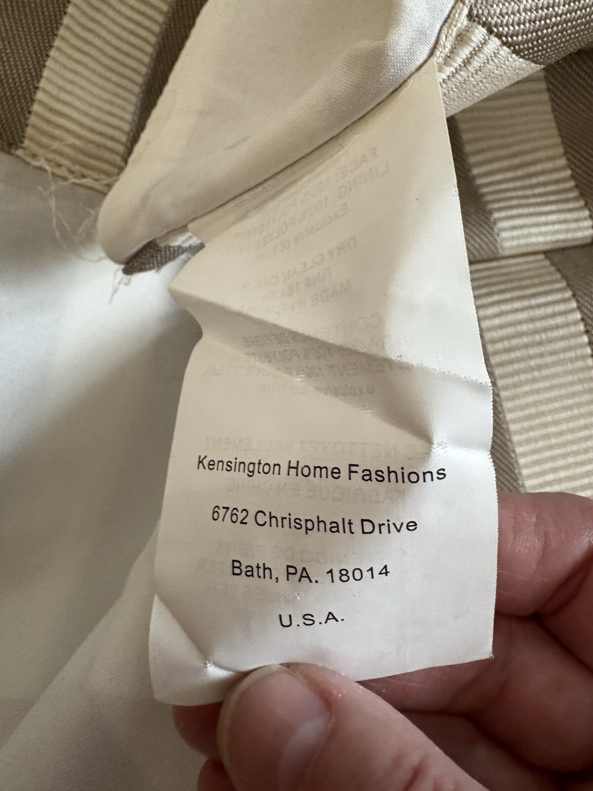Window Valance 52×15 Inch Beige-cream