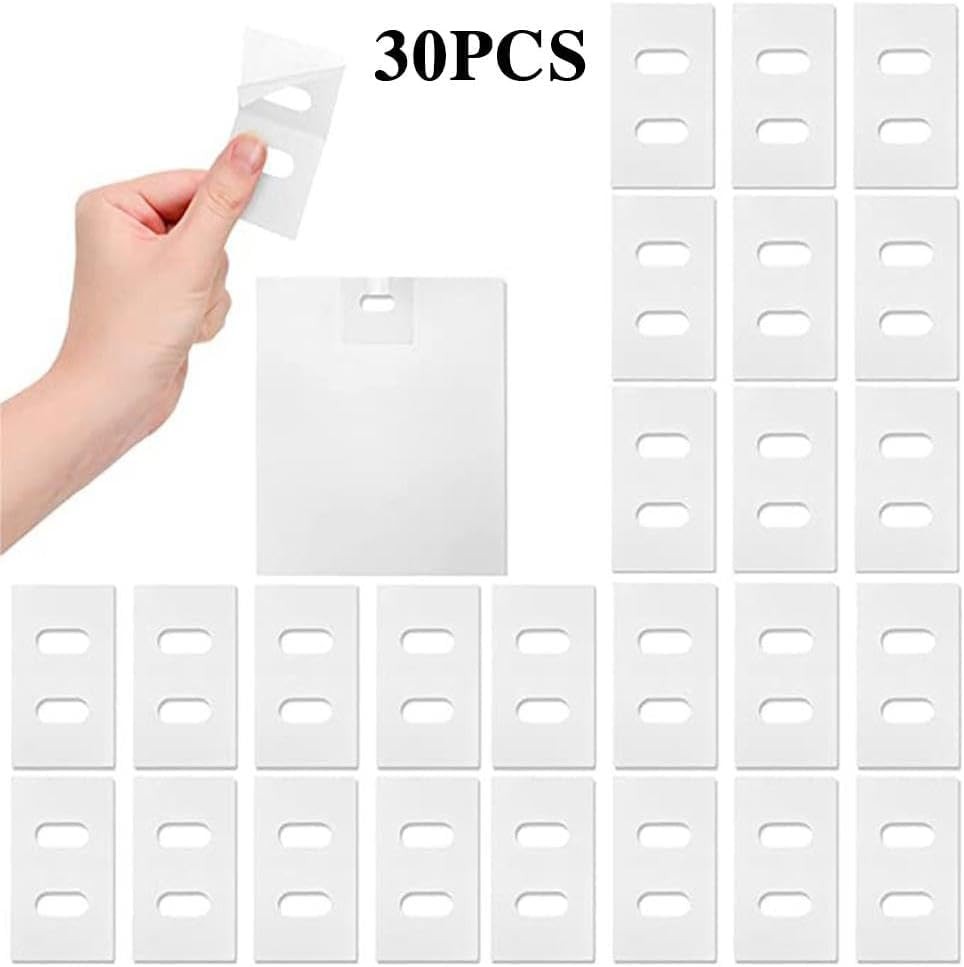 30 Pcs Vertical Blind Repair Tabs Replacement Slats Blind Fixer Tabs Snap In