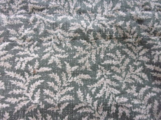 Waverly Fernwood Olive Green and Tan Fern/Stripe 2 Layer Valances–2