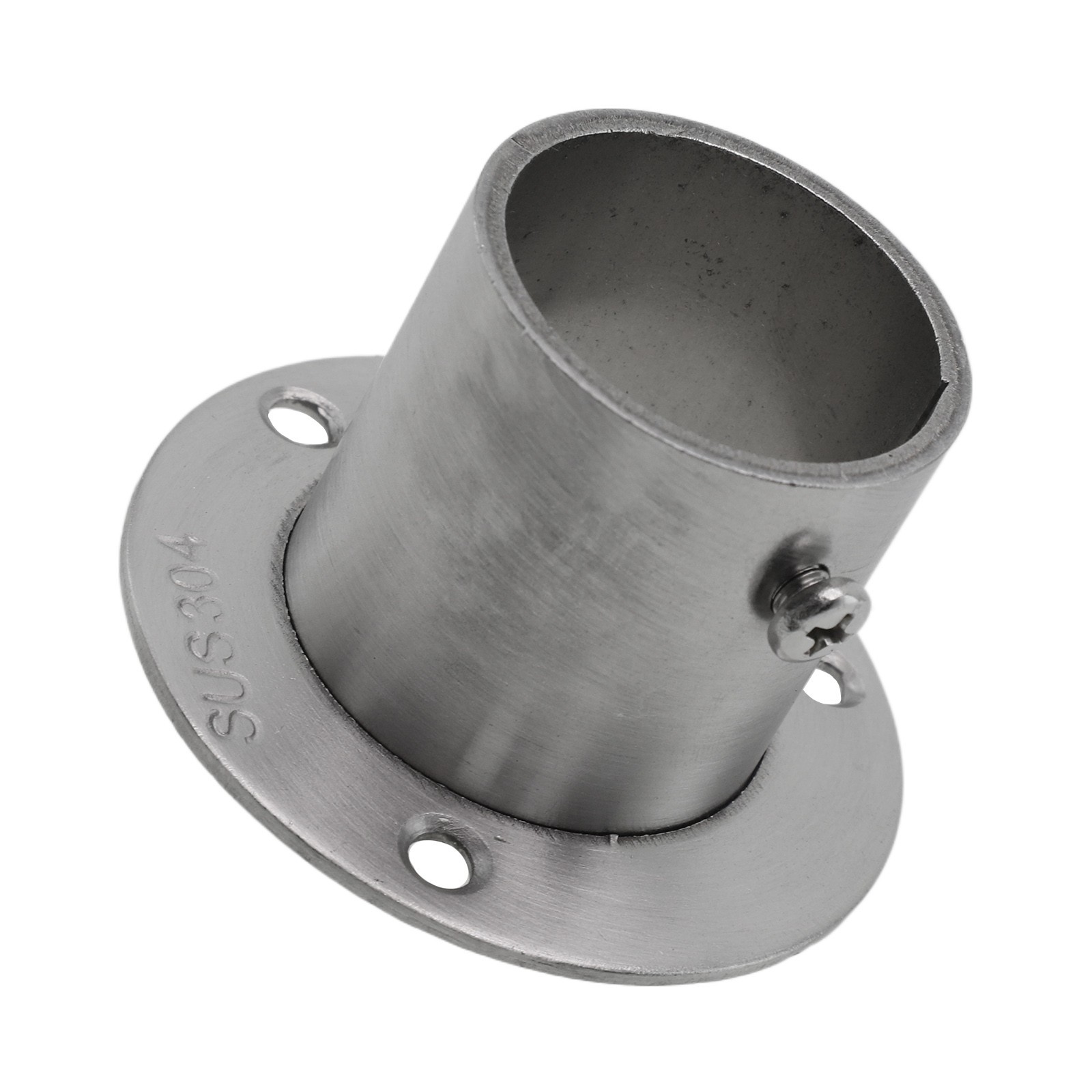 Heavy Duty Stainless Steel Wall Flange for Tube Attachment Multiple Sizes