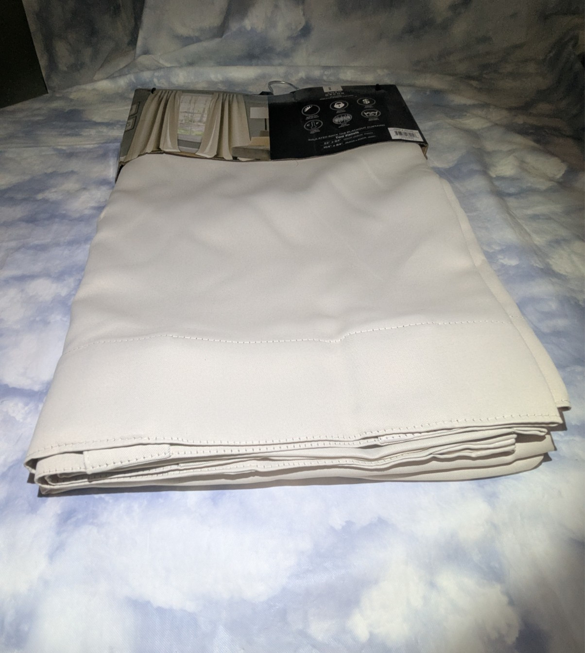 Lush Decor Blackout Insulated 2-Panel Set Beige Window Curtains 52×84 each