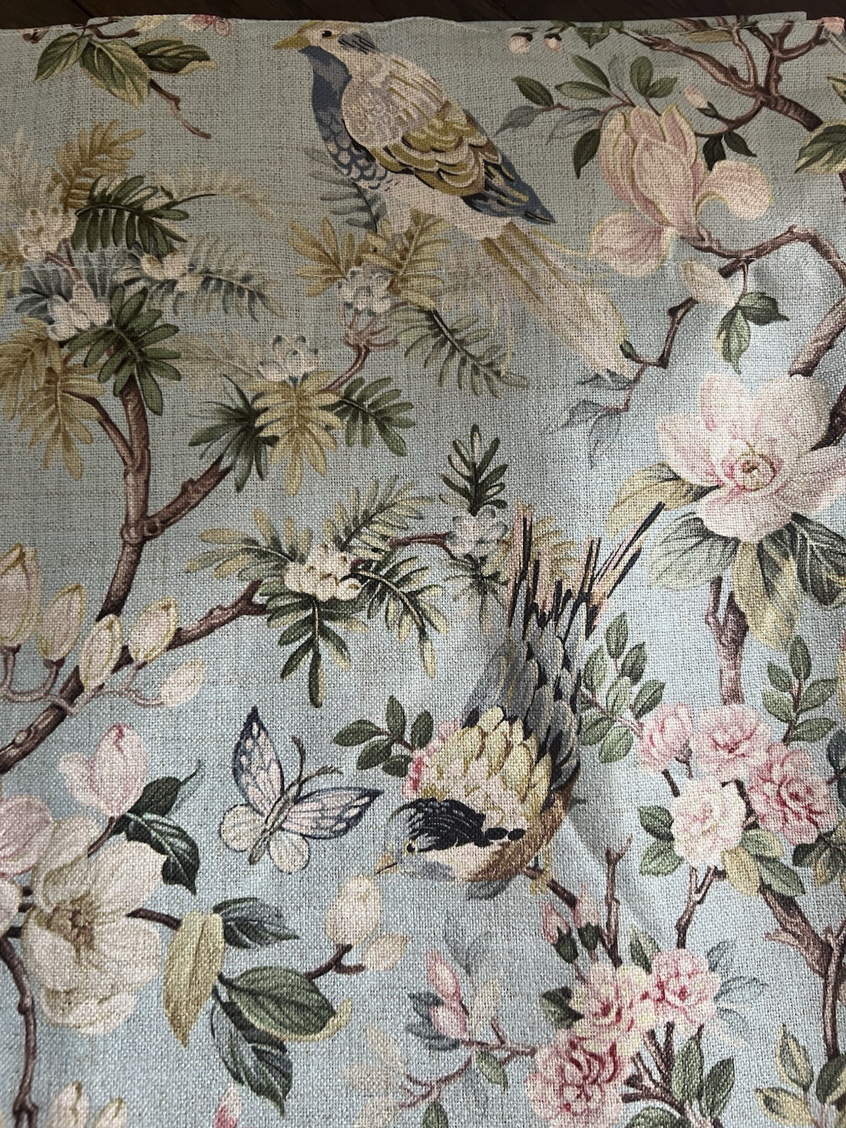 Envogue Floral Birds Curtains 37″ x 96” Floral Panels Rod Pocket Panel Pair(2)