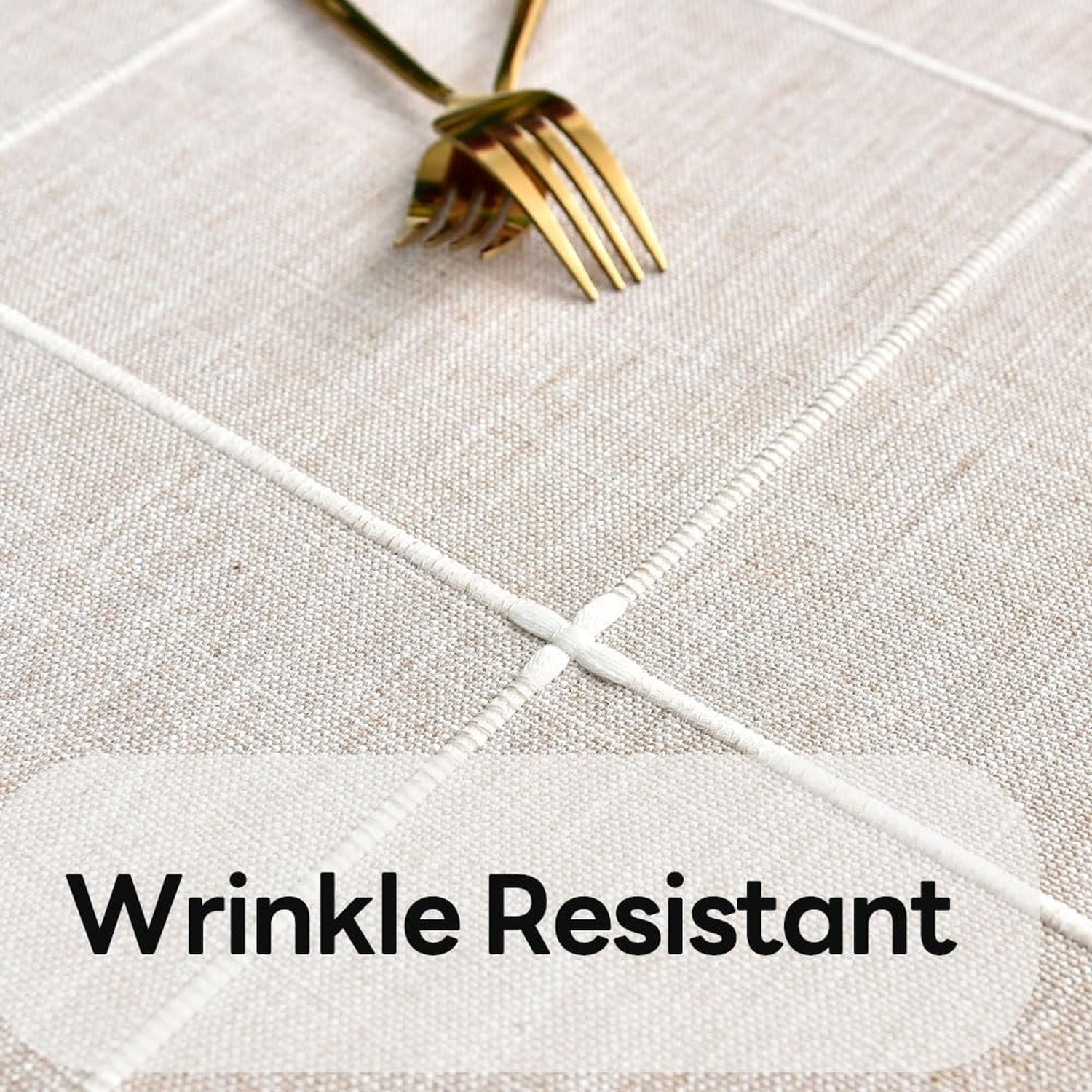 Heavy Duty Cotton Linen Table Cloth for Rectangle Table Rectangular Farmhouse…