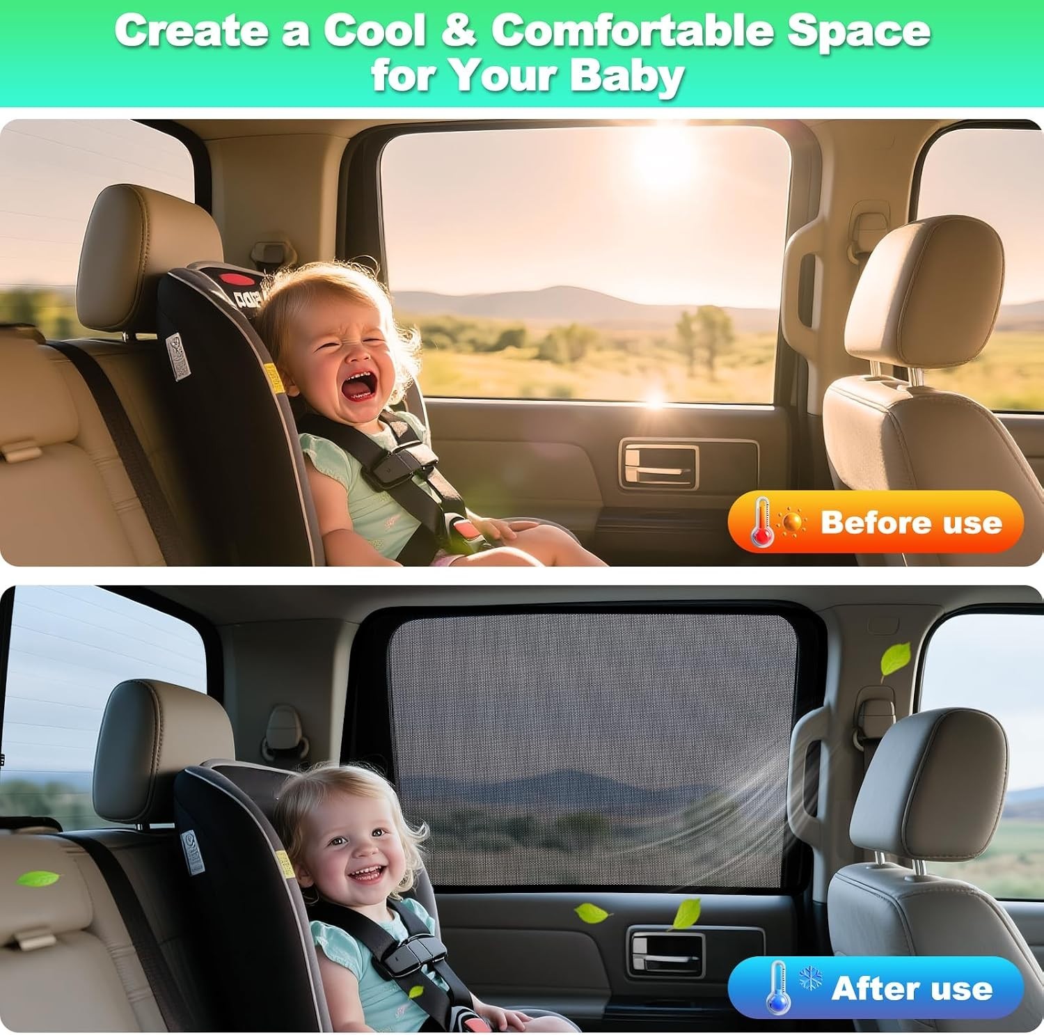 Superior Sun Protection Shades for F150 2015-2020 | Magnetic, Breathable Fabric