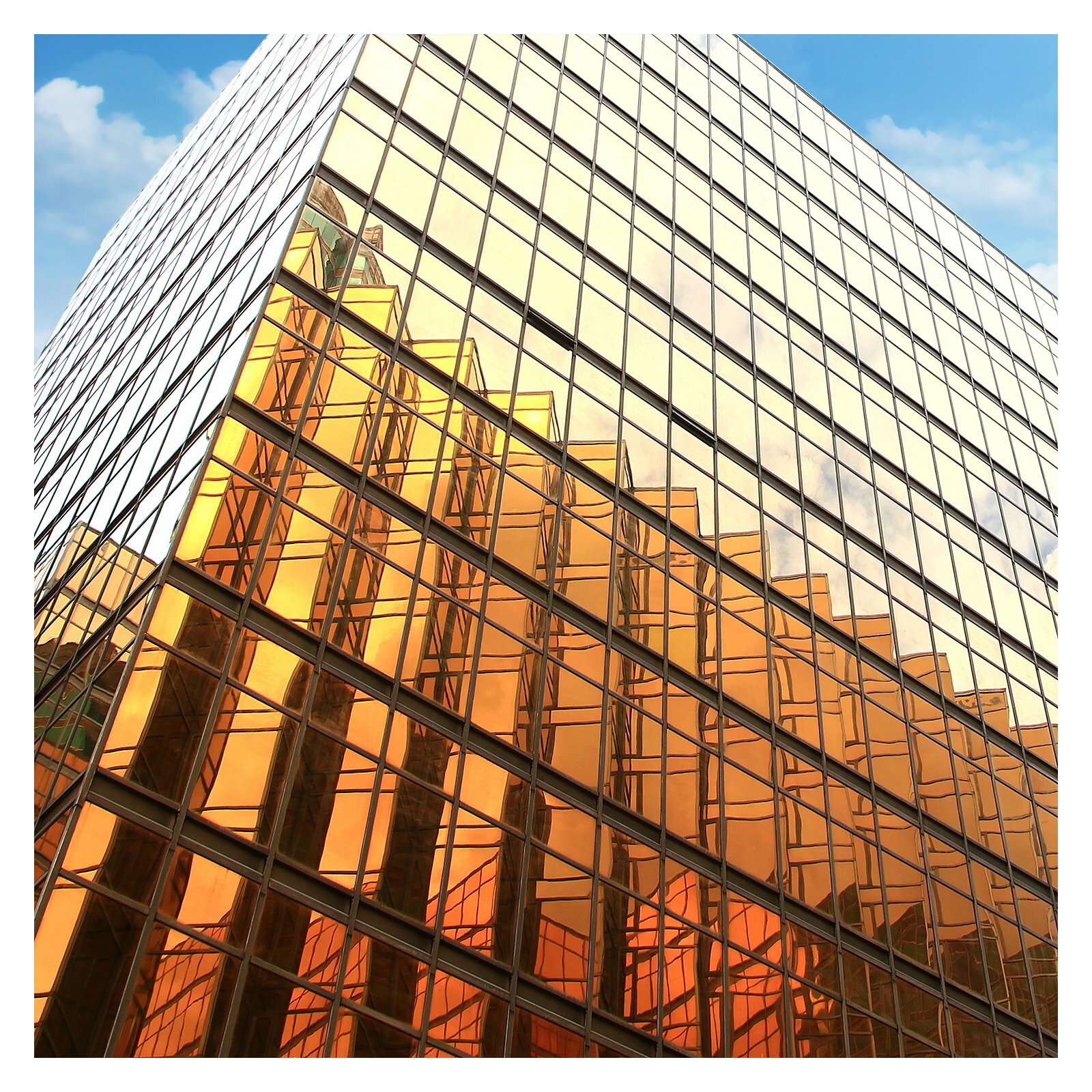 BDF PRGD Window Film Premium Color High Heat Control and Daytime Privacy Gold