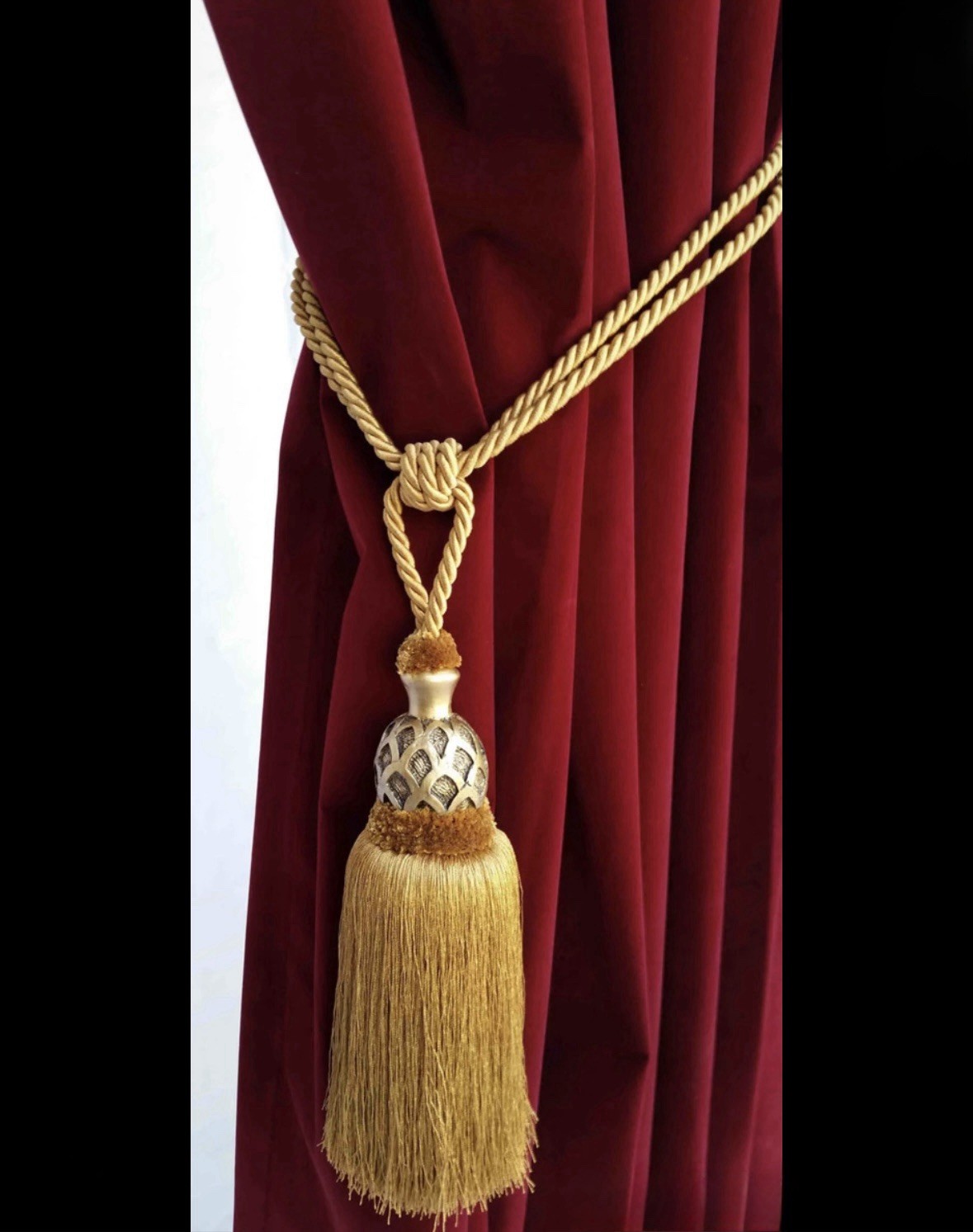 Curtain Drapery Tassel Tiebacks Different Styles & Colors NEW