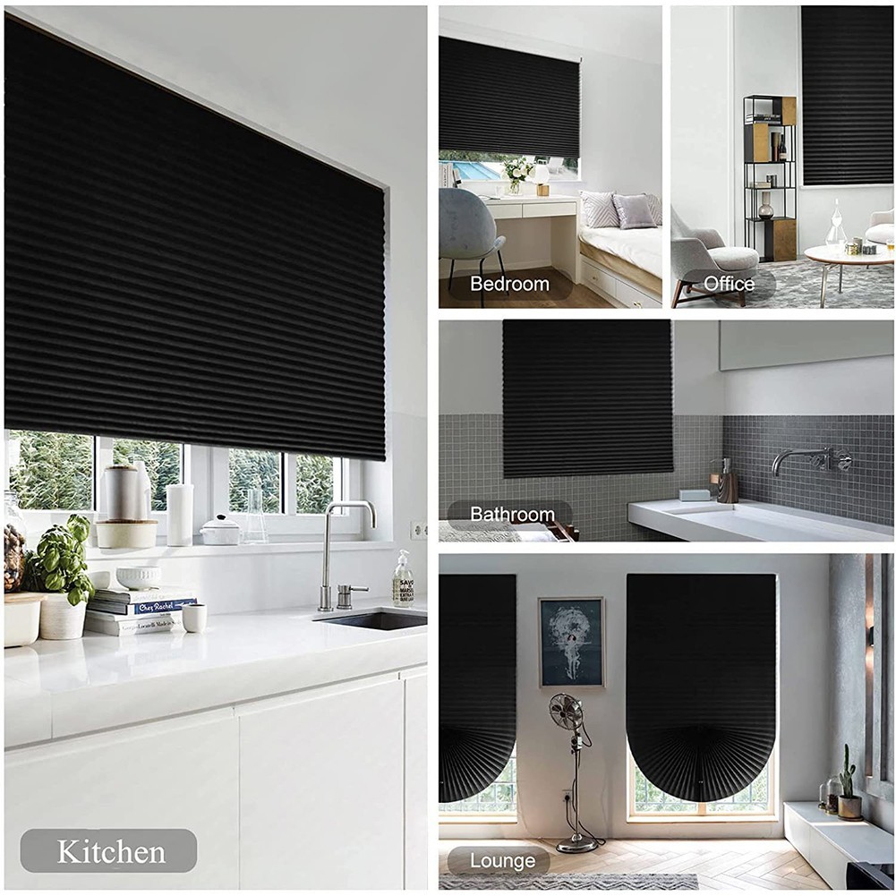 Cuttable Blackout Roller Blinds for Use in Offices Dorms or Temporary Spaces