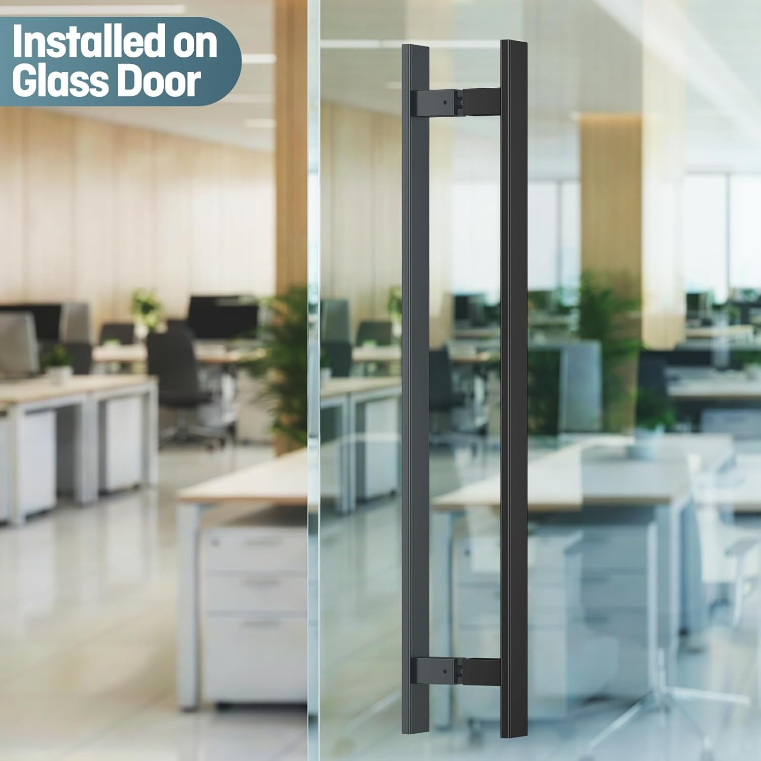 36″ Ladder Style Push Pull Door Handle, 760Mm (29-15/16 “) CTC, 1.2Mm Thick 304