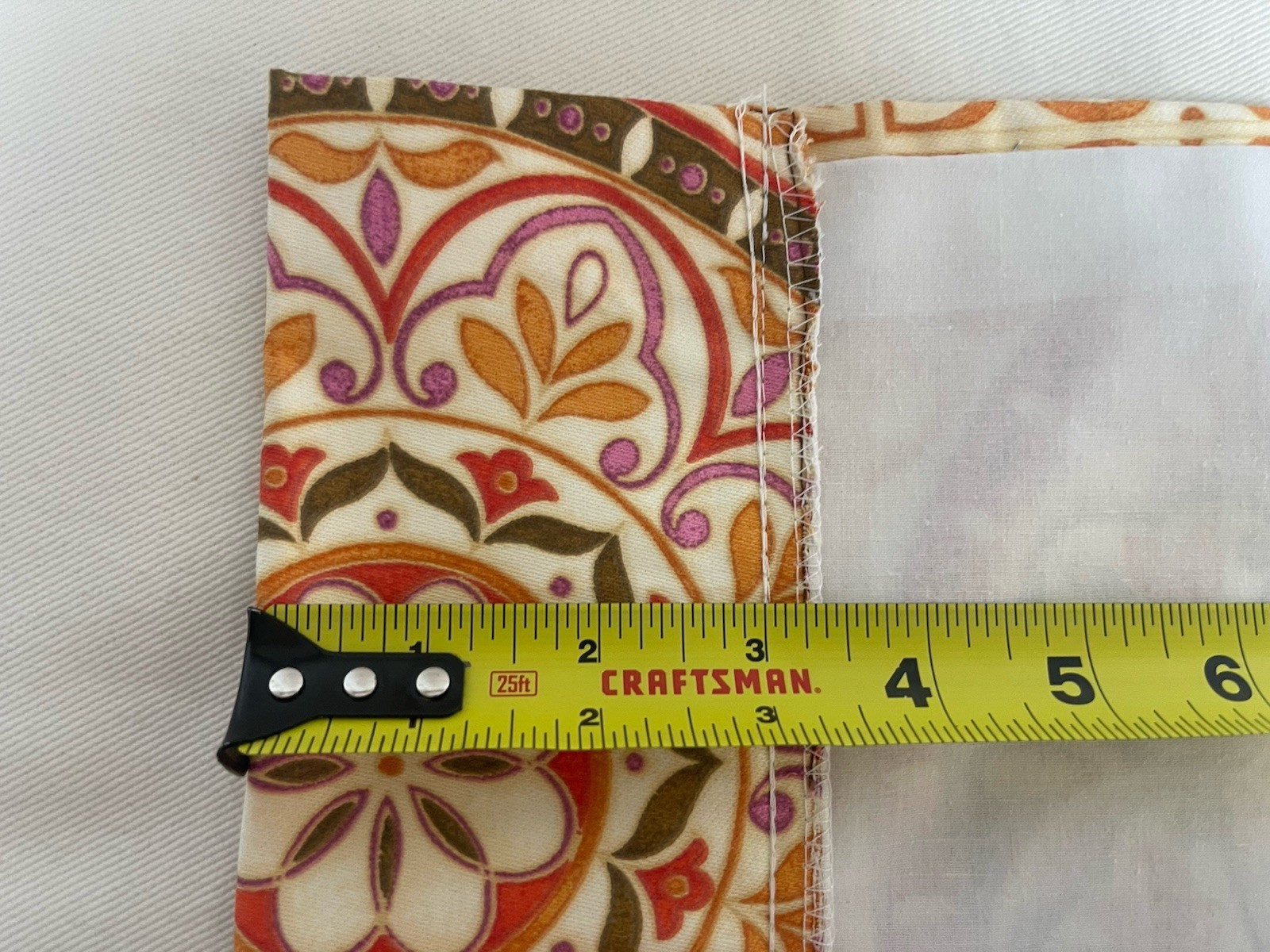 Custom Valance Waverly Color Wheel Mango Peach Olive Lavender Lined 15×53” USA