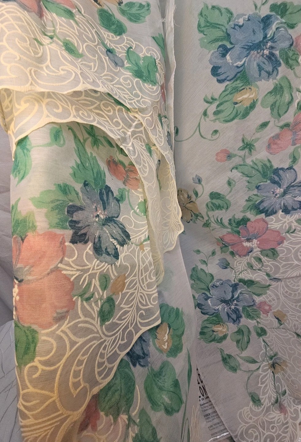90s Curtain Valence Home Collection- Lot 8 Widw 64×32 In