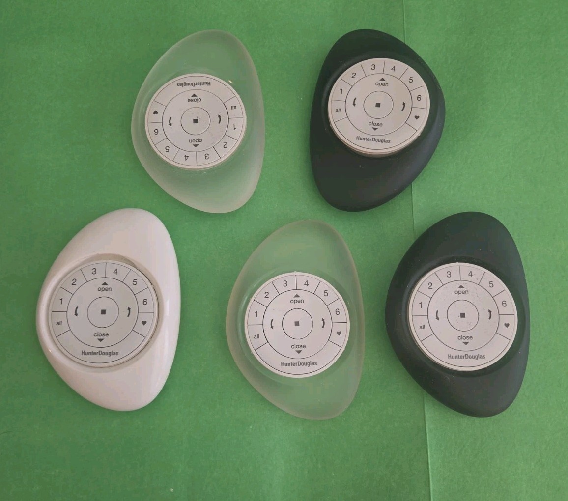 Quantittty 5 Hunter Douglas PowerView Remote with pebble Gen 2