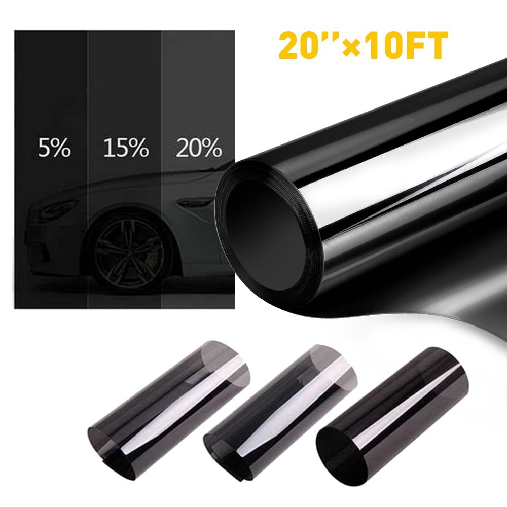Uncut Car Window Tint Film Roll with Shades 5% 15% 20% 35% 50% Car Home Glass EW
