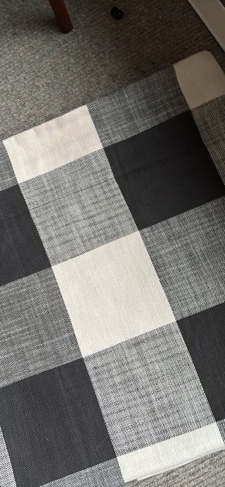 2 Pottery Barn Bryce Buffalo Check Charcoal Grey 50W x 96L Lined Drapes
