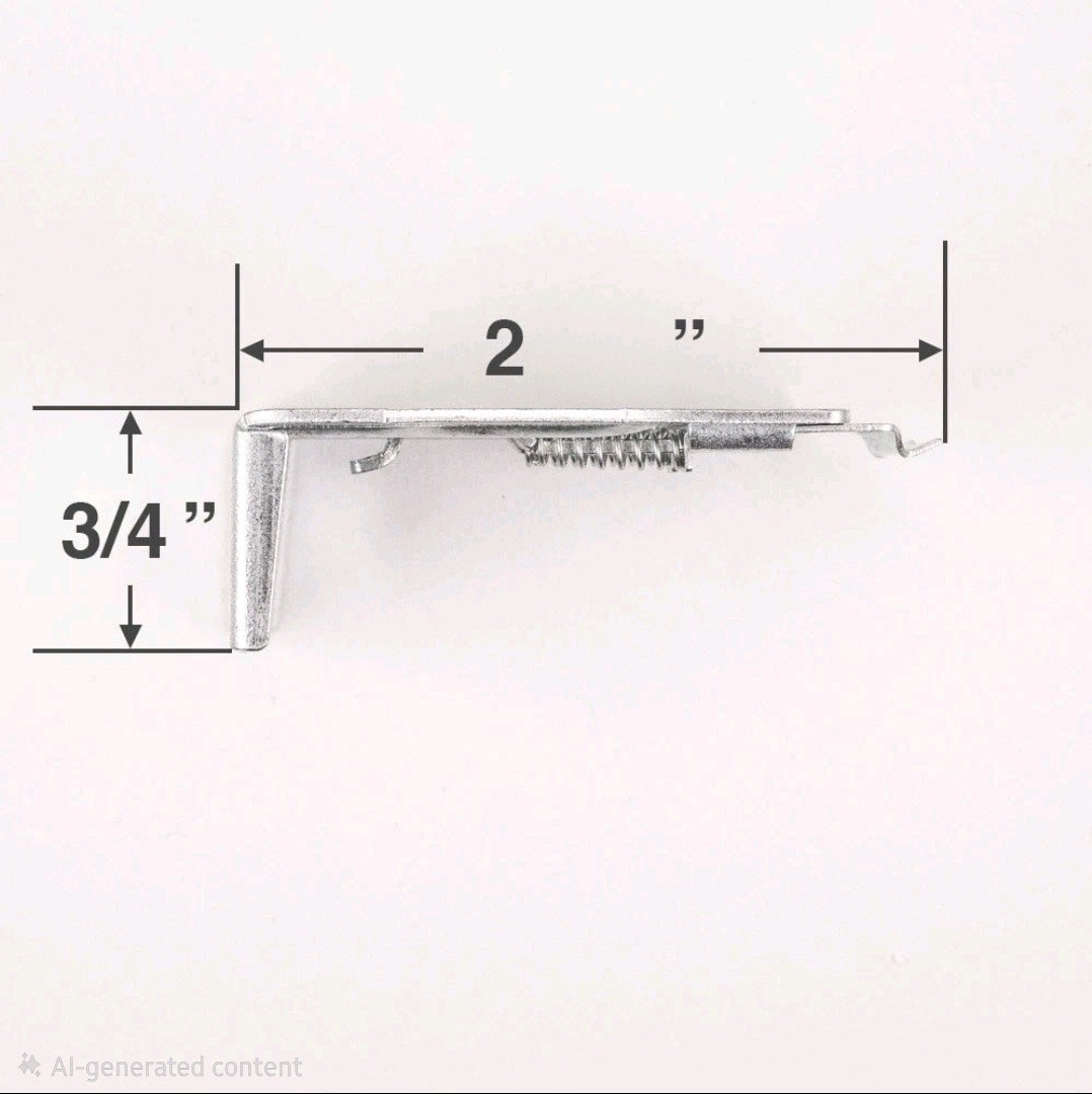 Mounting Bracket for Cellular Honeycomb and Pleated Shades With a 1 13/16″…