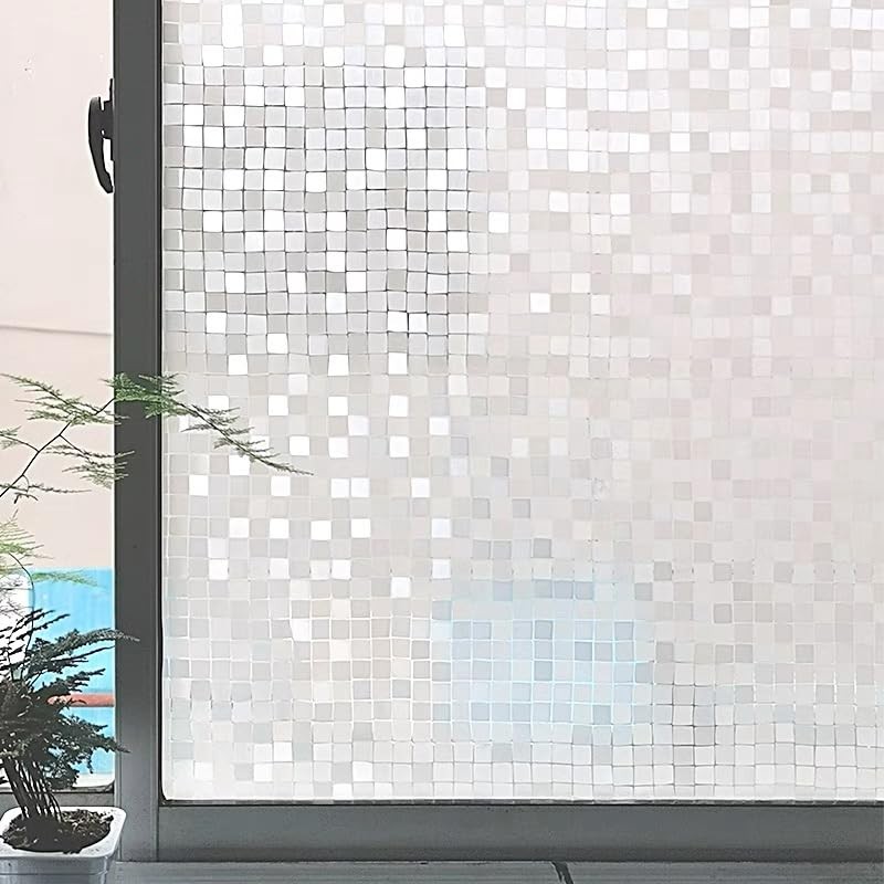 Niviy Window Privacy Film, Decorative Window Clings, UV Blocking Window Cover…