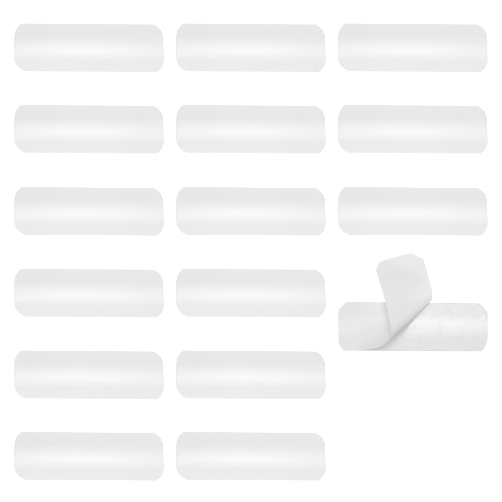 16Pcs Horizontal Blind Repair Tabs, Blind Replacement Slats (1″ W x 3″ L, White)