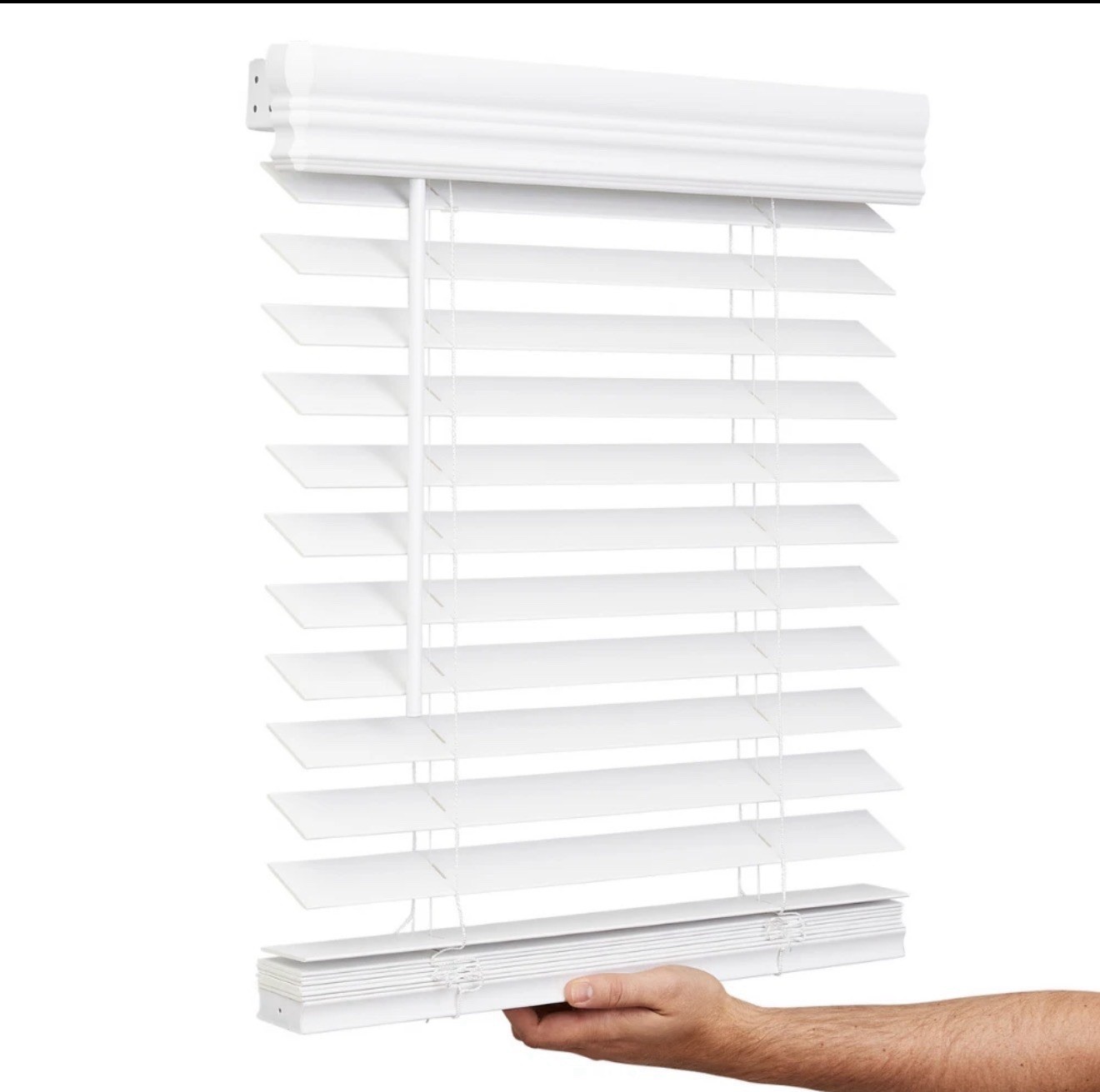 Lotus & Windoware Cordless, 2 Inch Faux Wood Blind 34X60