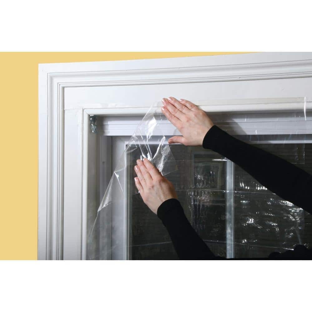 Window Insulation Kit Indoor 4 Pack Winter Window Film Insulation Kit