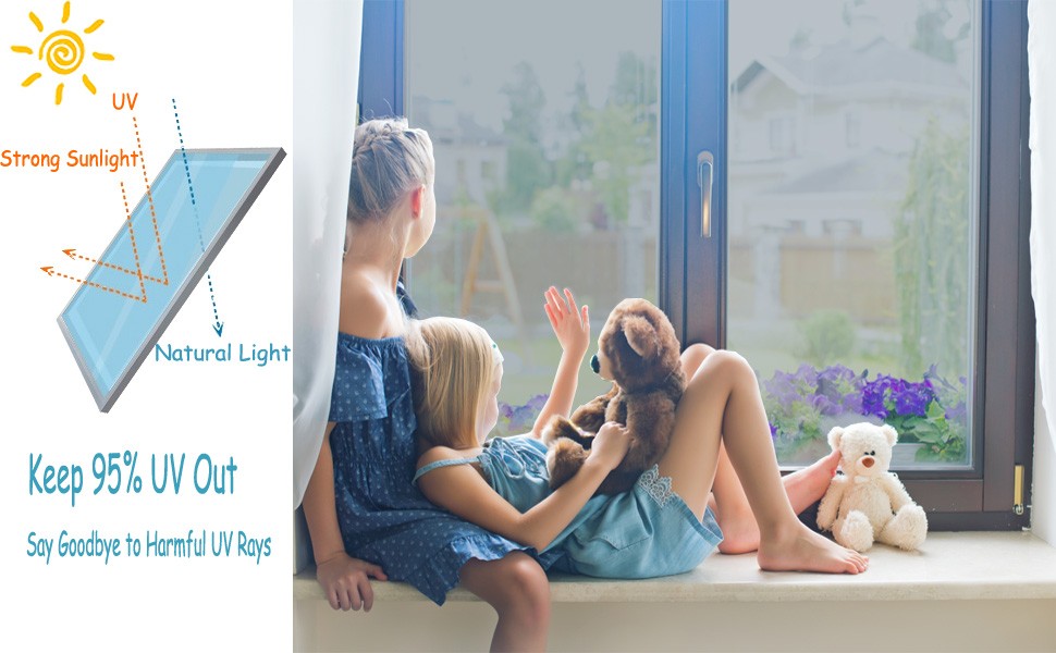 One Way Window Film Daytime Mirror Effect Reflective Window Tint for Home Self