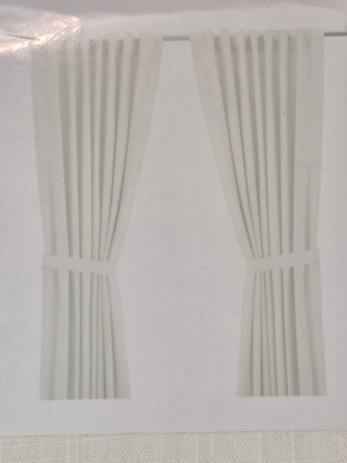 IKEA RITVA Curtains 100% Cotton with Tie-Backs 57″ x 98″ New In Package