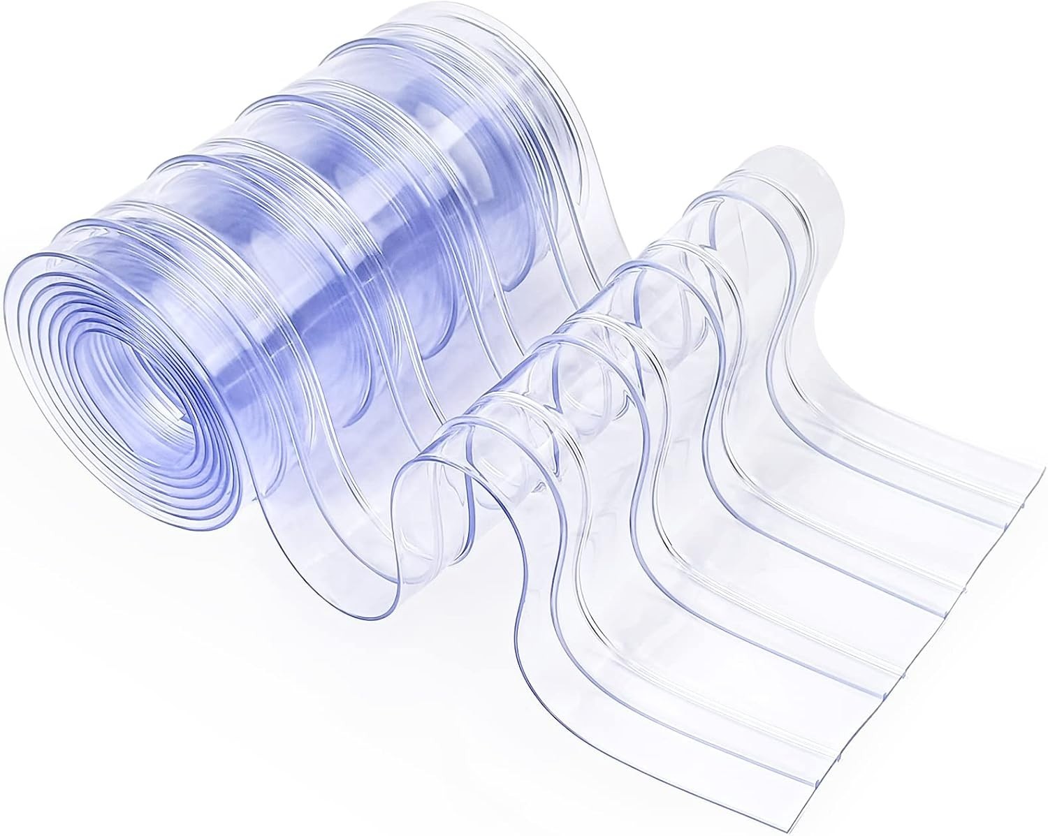 Clear PVC Door Curtain Strip 8″ x 96″ – Durable Energy-Saving Solution