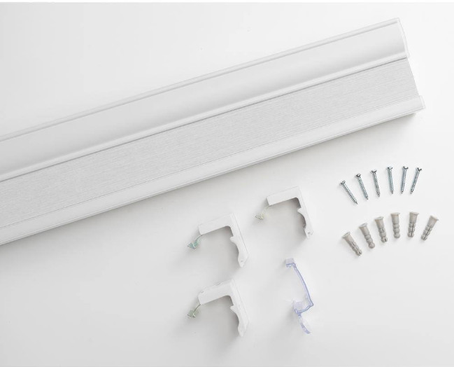 White Polyester 35 in.W x 72 in.L Light Filtering Cordless POSH Honeycomb Shade