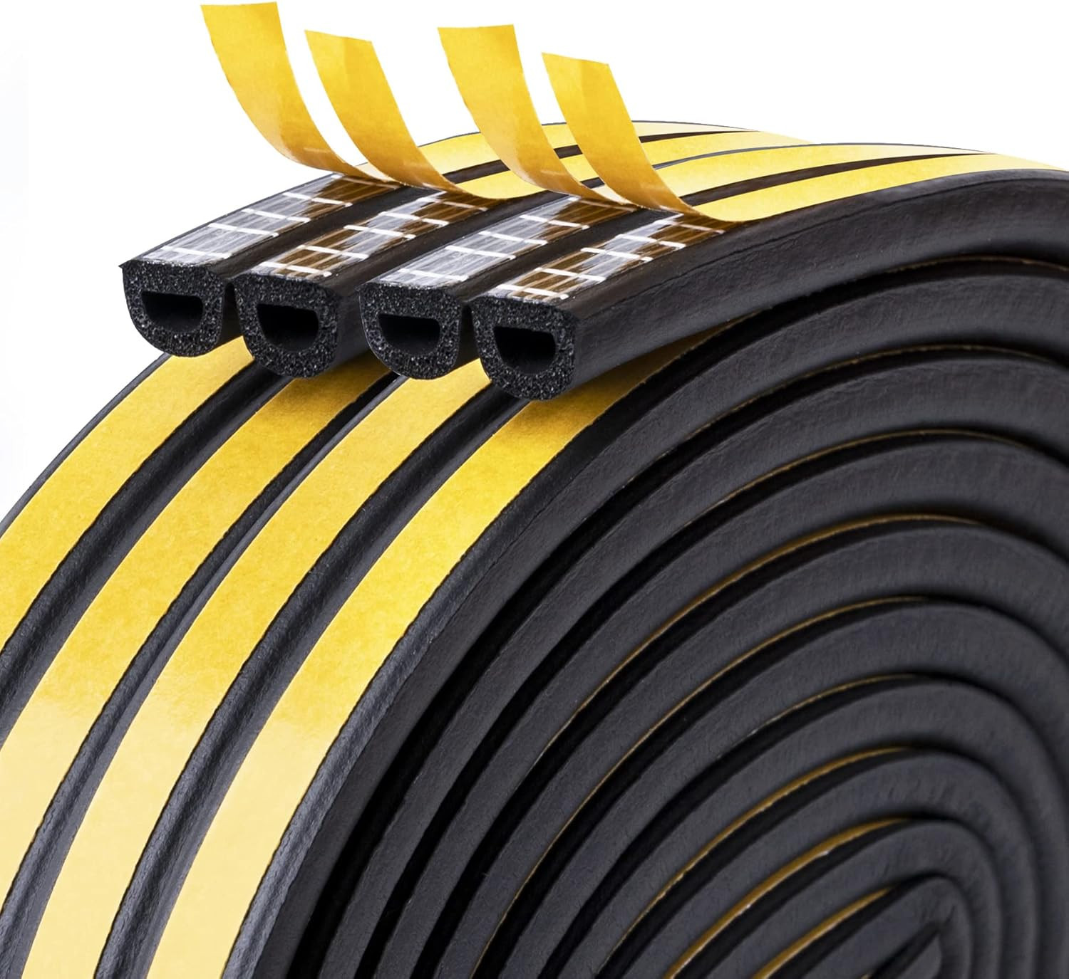 33FT Weather Stripping for Doors & Windows – Insulation & Weatherproofing Seal