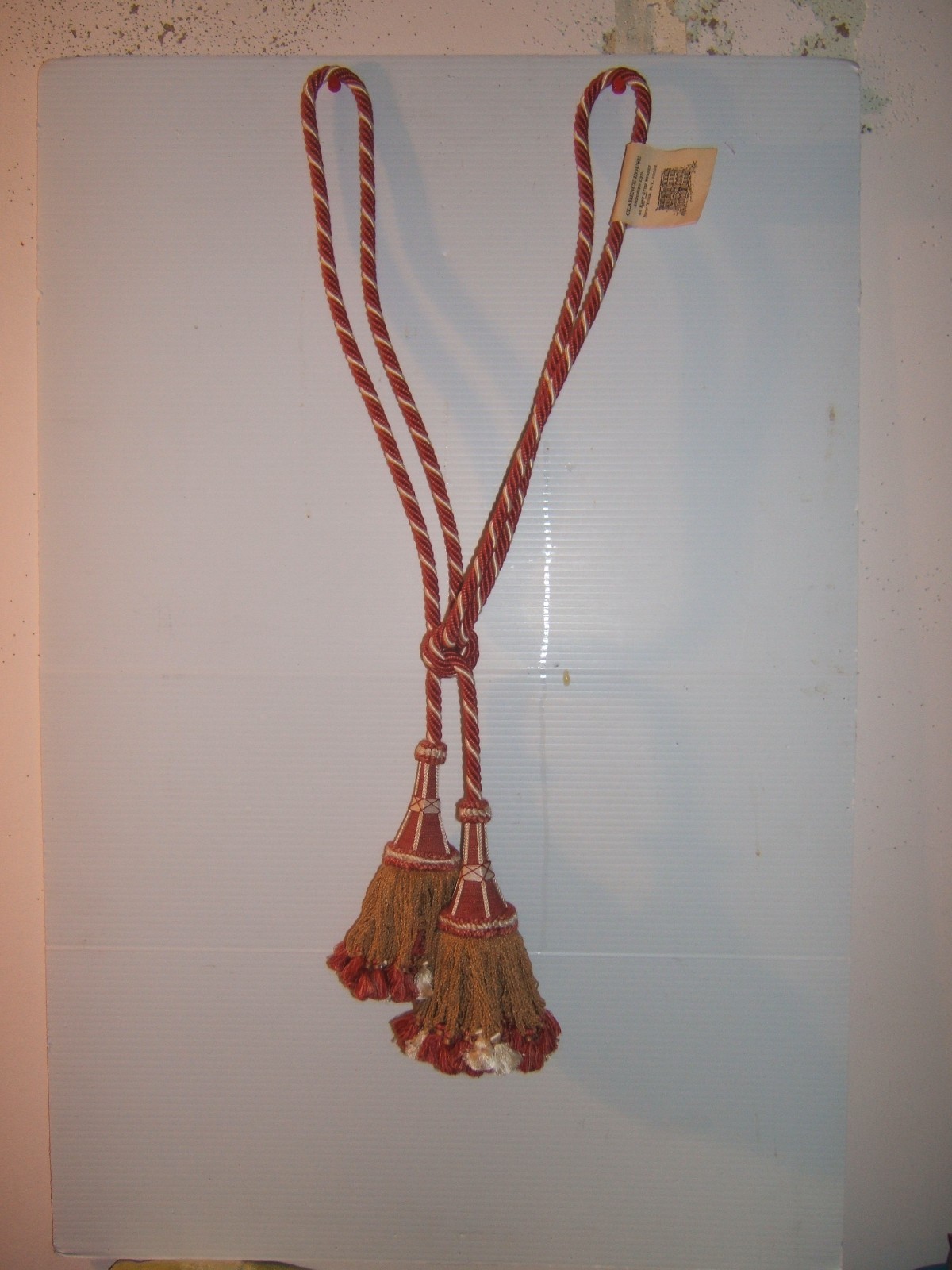 Clarence House, Cluny, Vintage DraperyTtieback, Cord and Tassel, Various Colors