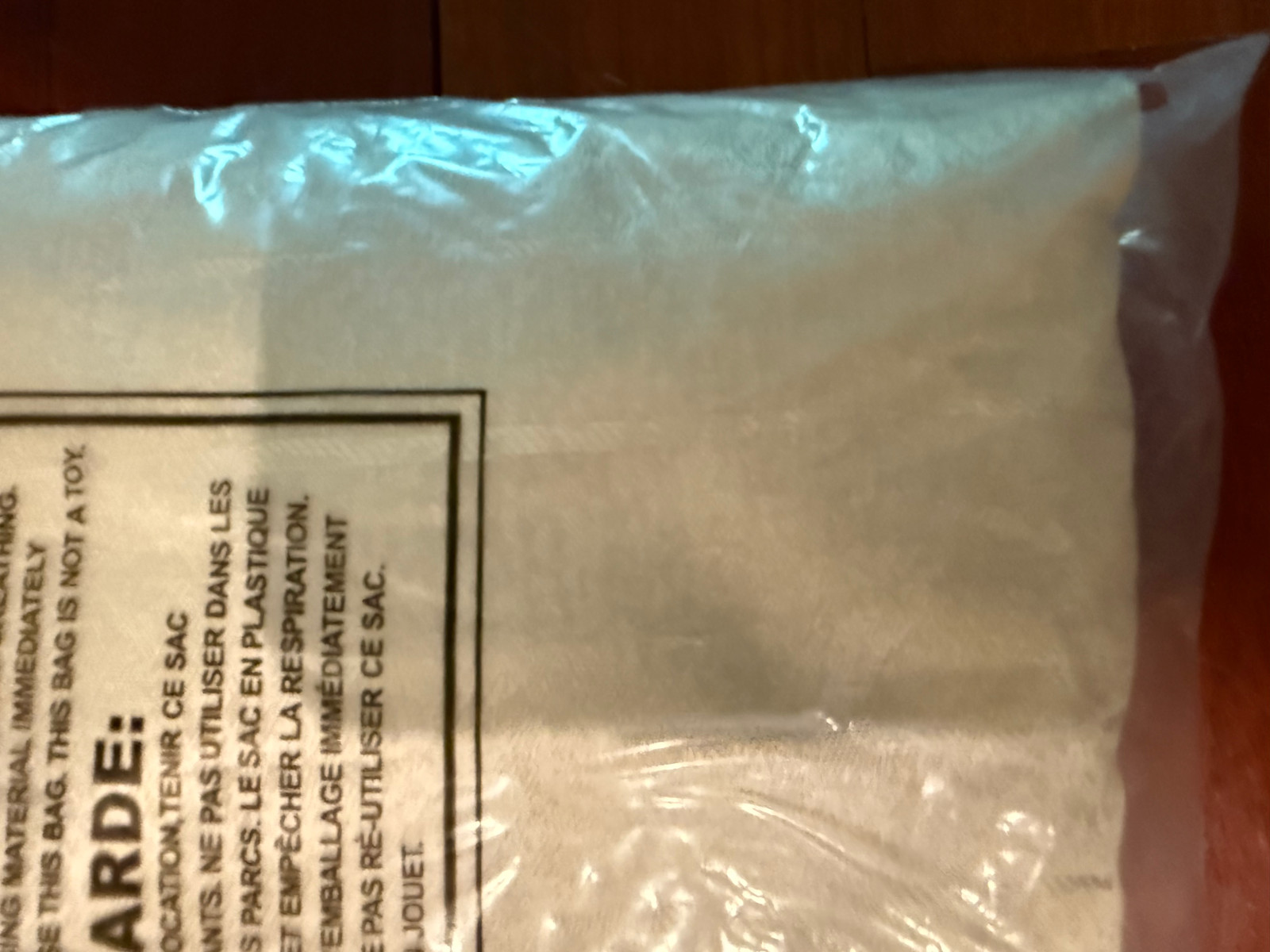 boutique collection curtains, 38 x 84″, beige, new in bag