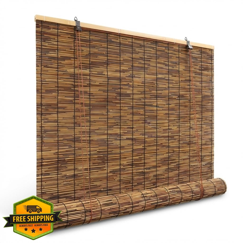 Lignity Carbonized Bamboo Blinds 23″W x 72″H