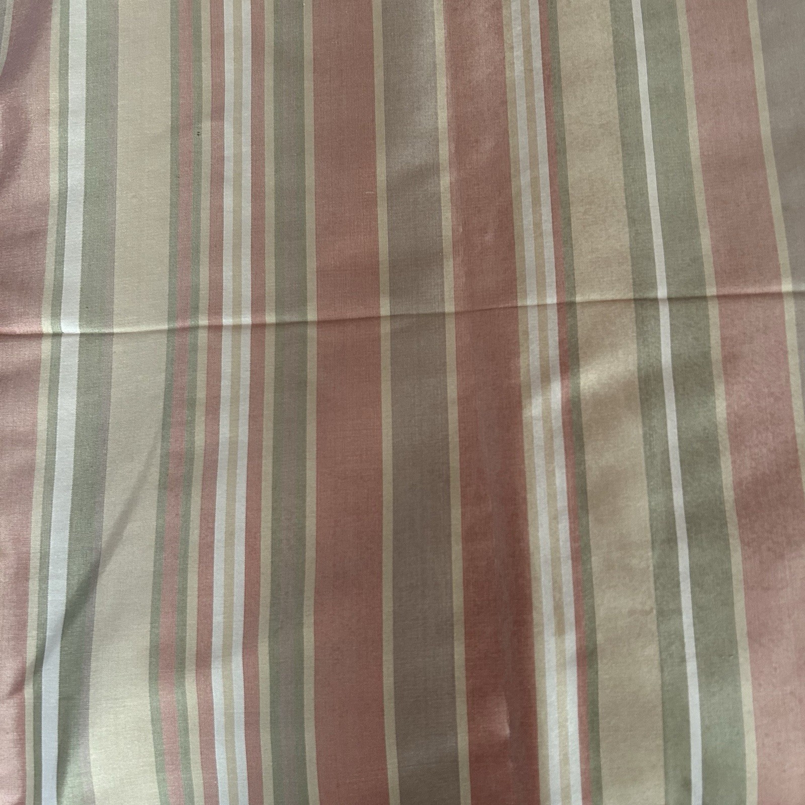 Pottery Barn Silk Drapery Panels Curtain Striped Multi Color Lined 50X84 3 Avail