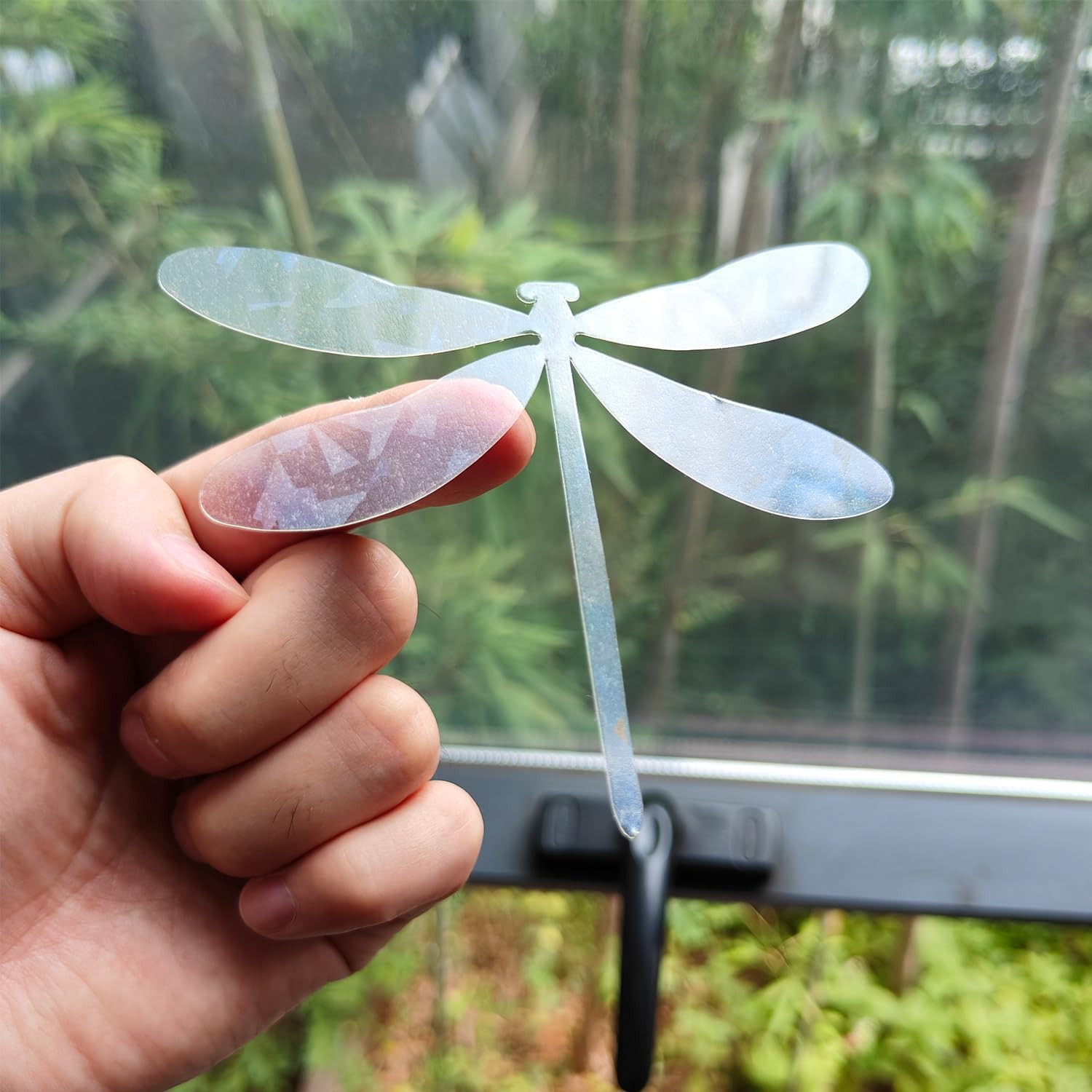 Holographic Window Decals for Bird Strikes – Glass Reminder Anti-Collision Self-