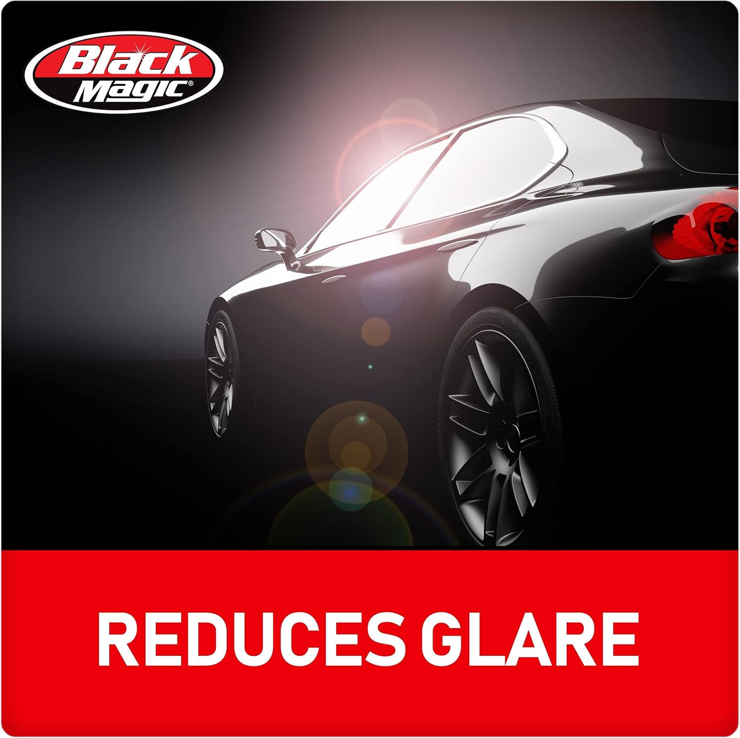 Black Magic® Insta-Cling® 5% VLT Tinted Window Film, Reusable Car Window