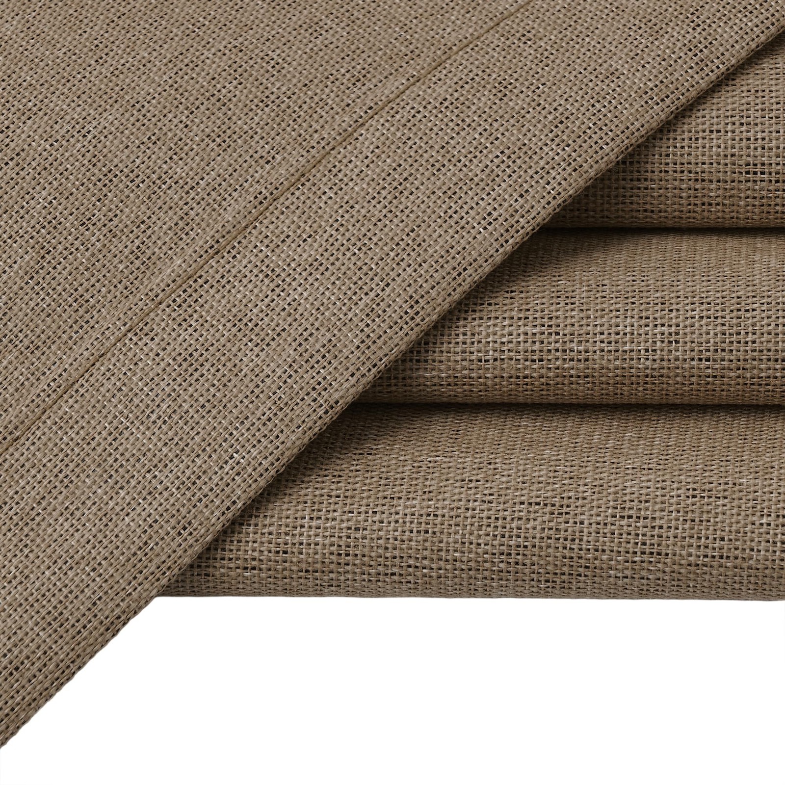 Oyring Light Weight Curtains 100 Blackout Linen Textured Curtains 96 Inch
