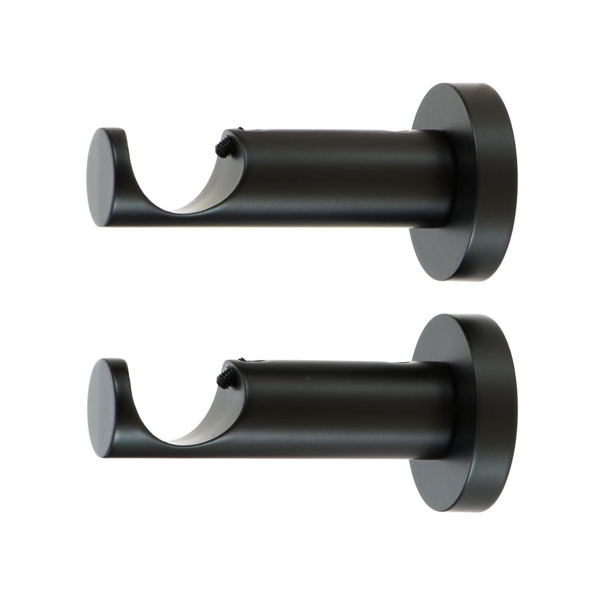 Ceiling or Wall Mount Curtain Rod Brackets Holders for Curtain Rods of 7/8 an…