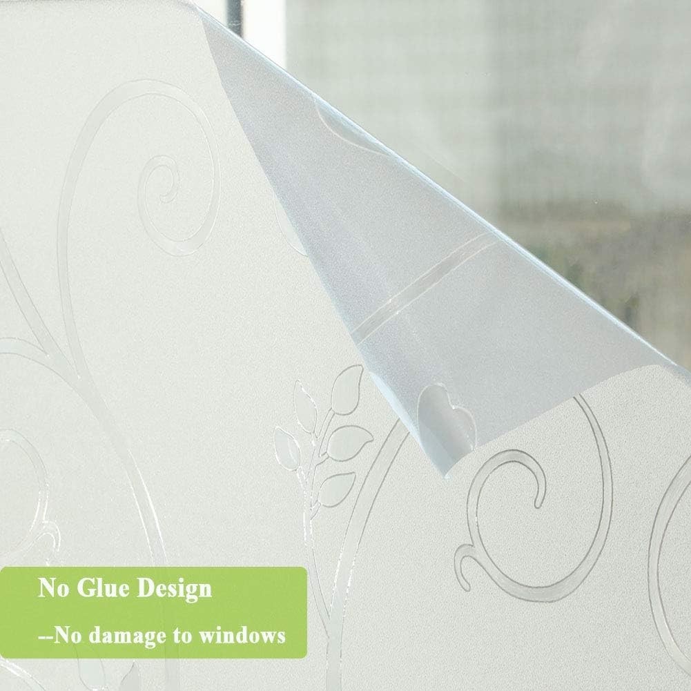 Transform Your Space with 3D Flower Window Film – Privacy & Light, 35” x 118”