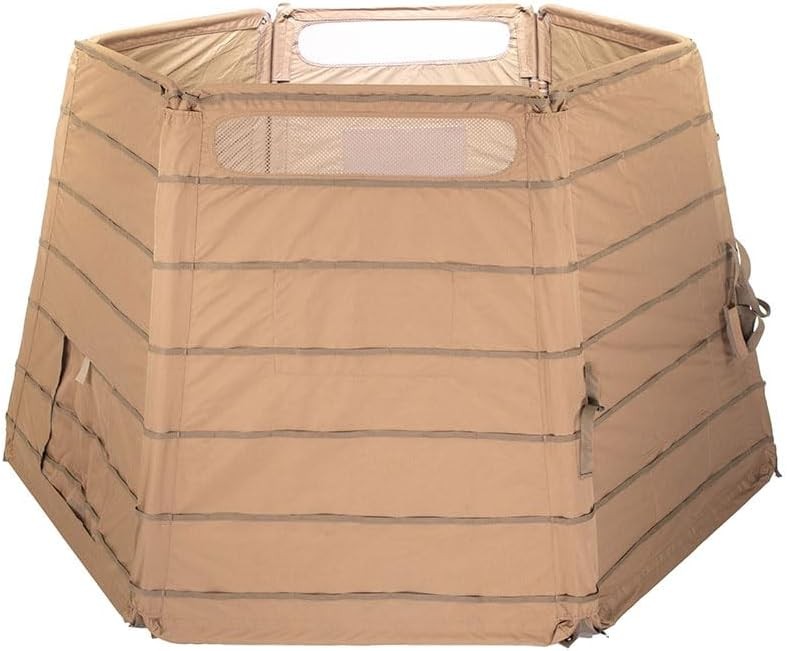 H-Frame Panel Blind (Dirt) | 6- Sided Hybrid Panel Blind | Customizable