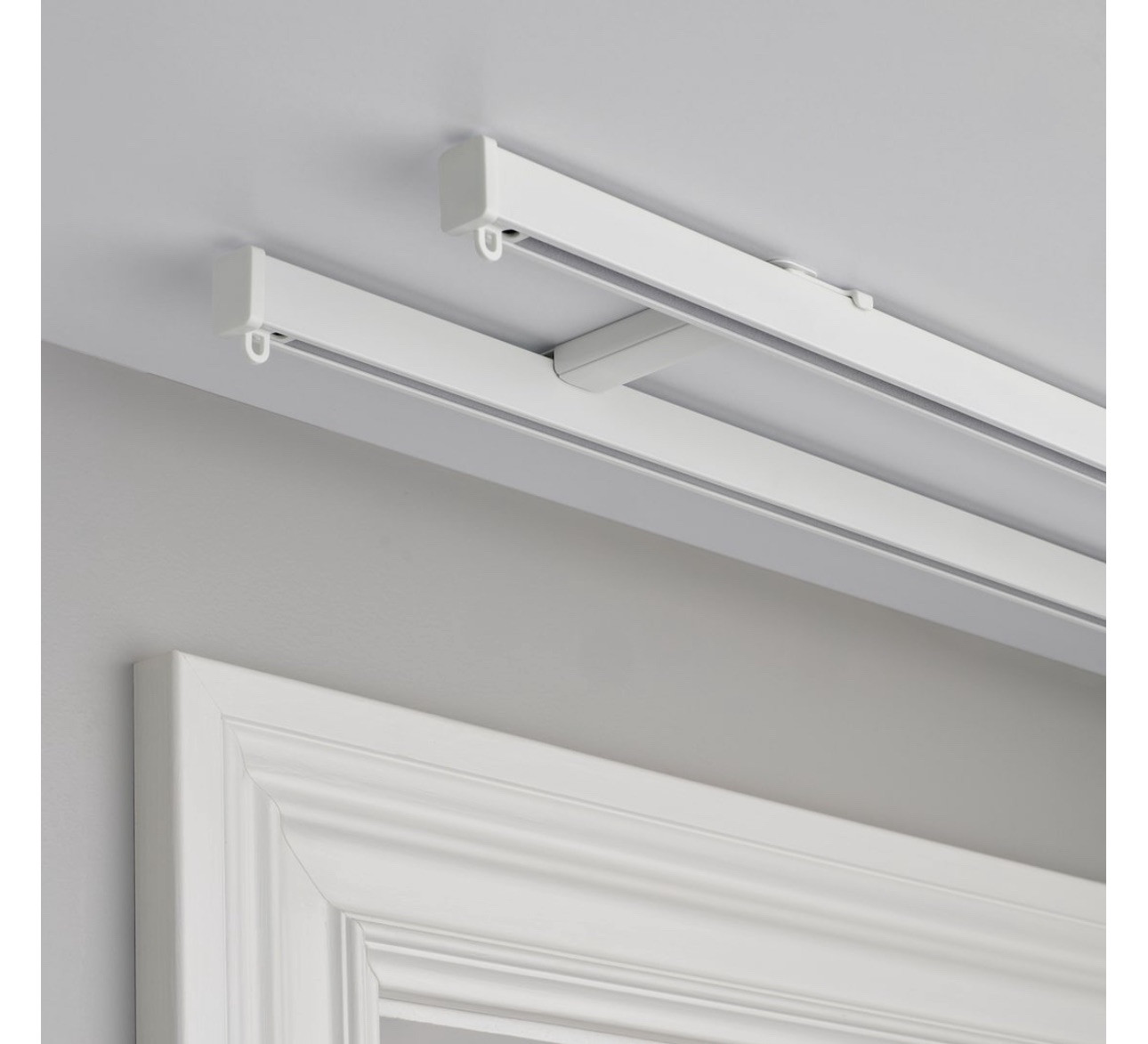 IKEA VIDGA Ceiling Bracket For 2 Curtain Rails, white, NEW(ONLY 1 BRACKET)