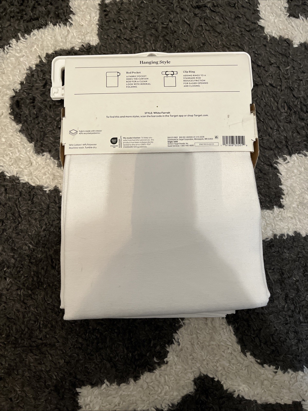 Threshold Light Filtering Curtain Panel 54″ x 84″ Lot of 2