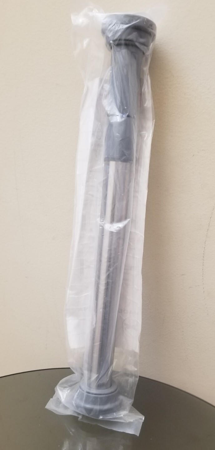 Stainless Steel Gray Adjustable Telescopic Tension Curtain Extension Rod Pole