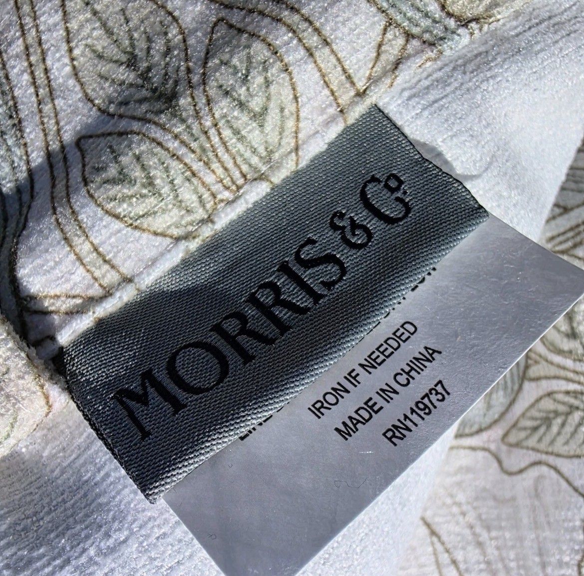 Morris & Co Pimpernel Window Drapes Panels Set Of 2 Size 37” x 96” Nwt