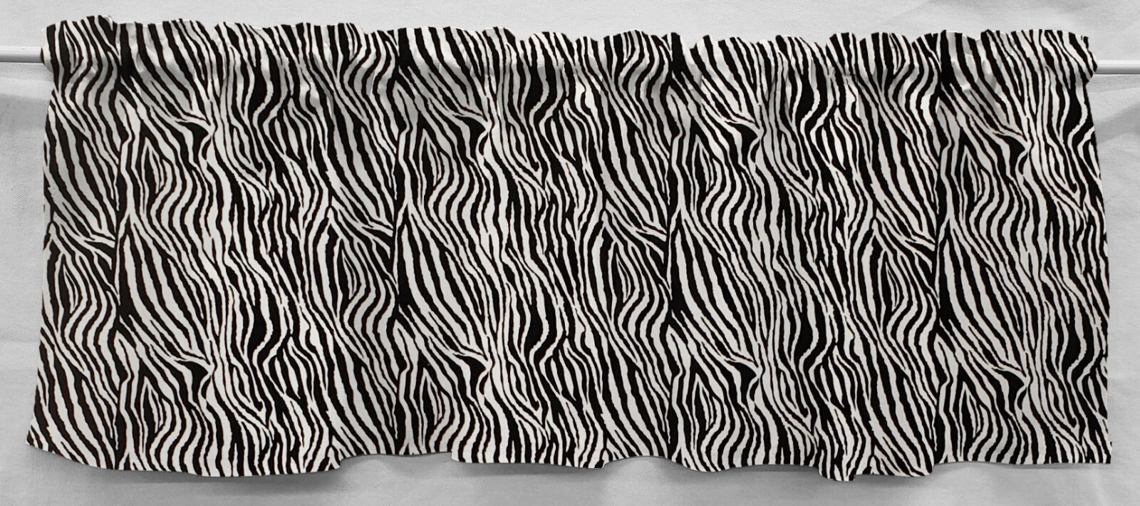 Animal Print Zebra Swags, Valances or Curtains