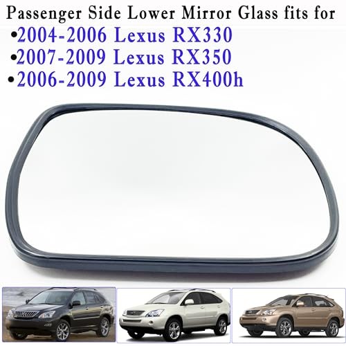 Passenger Side Mirror Compatible with Lexus RX330 2004-2006, 2007-2009 RX350,