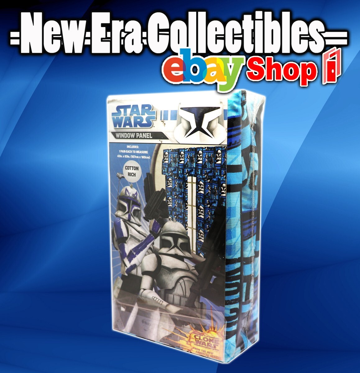 Star Wars The Clone Wars Series 42″ x 63″ Window Panel Jay Franco